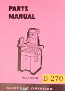 DoAll-Doall DH612, Surface Grinder, Parts List Manual-DH612-01